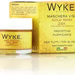 WYKE.MILANO - GOLD MASK 24K CON ACIDO IALURONICO, Maschera Viso Punti Neri