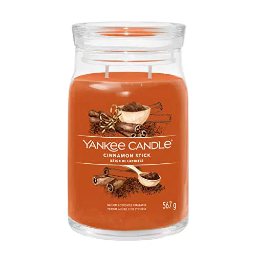 Yankee Candle Signature candela profumata, Bastoncino di Cannella in giara grande