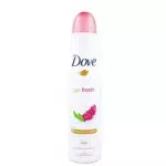6 X Dove NATURAL GO FRESH SPRAY MELOGRANO Deodorante Corpo