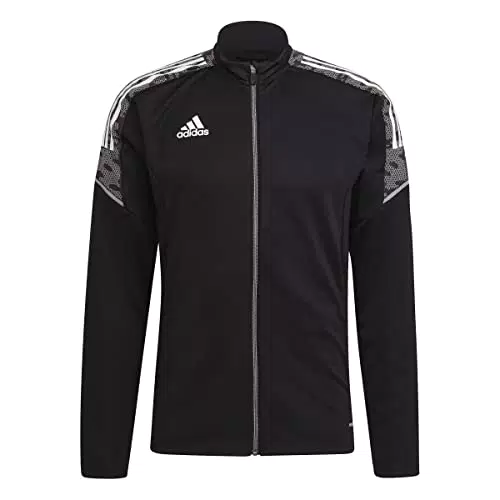 adidas CON21 TK Jkt, Giacca Uomo, Black/White, XL