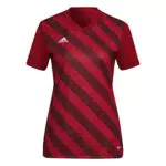 adidas Donna Jersey Ent22 GFX Jsyw, Team Power Red 2/Shadow Red