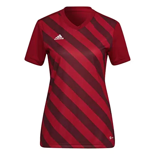 adidas Donna Jersey Ent22 GFX Jsyw, Team Power Red 2/Shadow Red