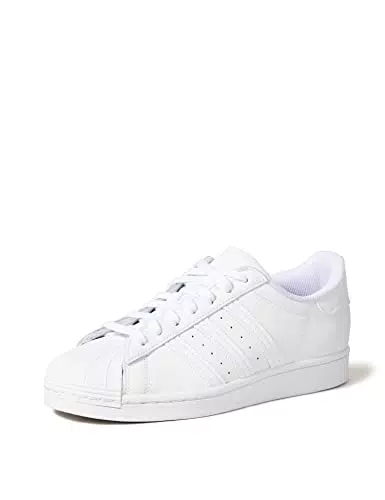 adidas Superstar W, Scarpe da Ginnastica Donna, Bianco/Bianco/Bianco