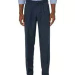 Amazon Essentials Pantaloni da Abito con Pinces con Vita Espandibile in Vita e Vestibilità Classica Uomo