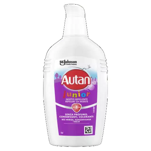 Autan Junior Spray Antizanzare, Gel Insetto Repellente per Bambini dai 2 Anni