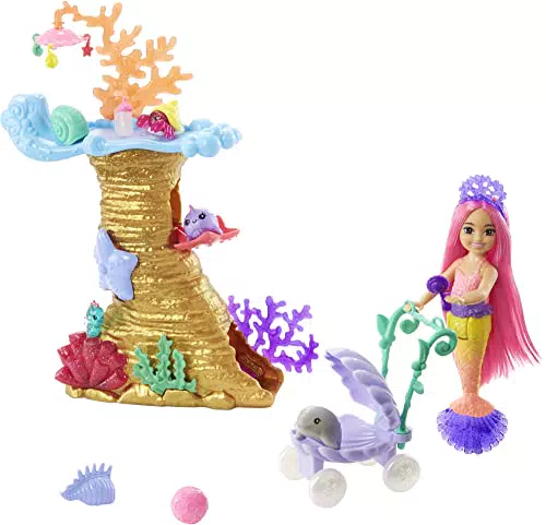 Barbie Barbie Sirene Playset con bambola Chelsea Sirena