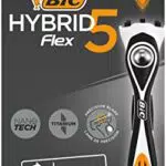 BIC Hybrid 5 Flex - Kit rasoio da uomo, ricaricabile