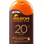 Bilboa, Latte Solare Carrot Plus SPF 20, Abbronzante Corpo