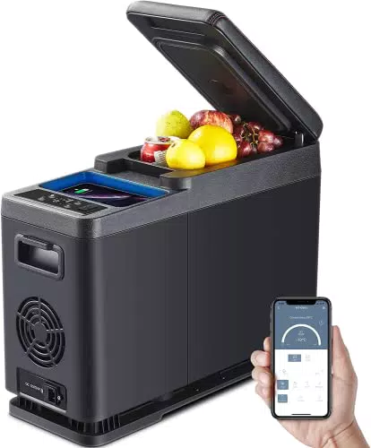 BODEGAEU 8L Frigo Portatile per Auto, Frigorifero Portatile Elettrico