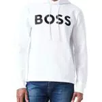BOSS Soody 1 in Jersey, Bianco 100