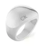Calvin Klein Anello da Donna Collezione Playful in Acciaio Inossidabile, argento, 52