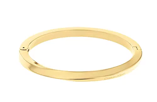 Calvin Klein Bracciale da Donna Collezione Twisted Ring in Acciaio Inossidabile