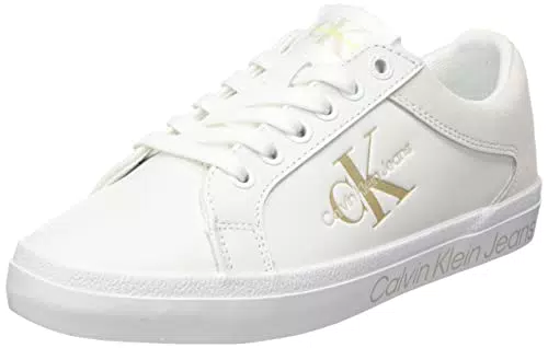 Calvin Klein Jeans Contrasto Fluo a Basso Profilo, Scarpe da Ginnastica Donna