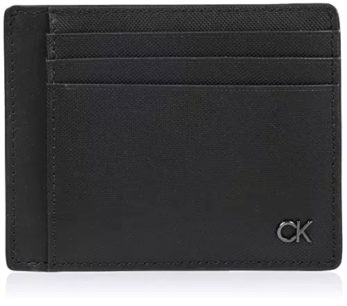 Calvin Klein Portafoglio Uomo Ck ID Cardholder Piccolo