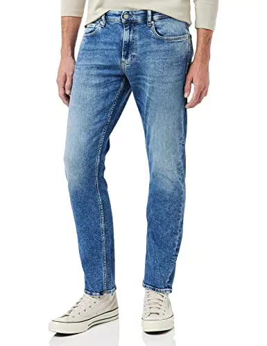 Calvin Klein Slim Pantaloni, Blu, Uomo, 29W/32L