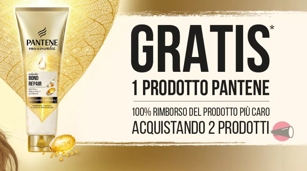 Cashback "Pantene ti rimborsa": come ricevere il rimborso del più caro
