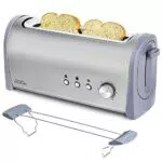 Cecotec Steel&Toast Pane Tostapane 1L in acciaio 1L. Potenza 6 livelli