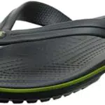 Crocs Crocband Flip, Sandali Infradito Unisex, nero/verde, 43/44