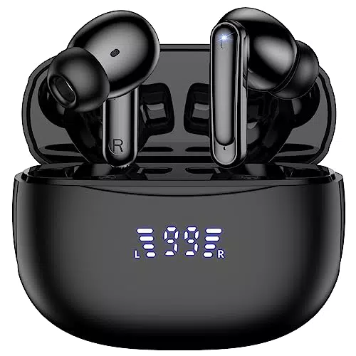 Auricolari Bluetooth 5.3 con bassi profondi