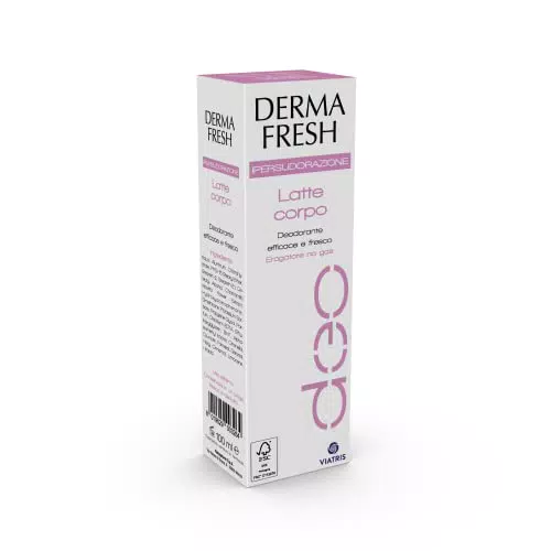 Dermafresh Ipersudorazione Latte Corpo Deodorante Utile in Caso di Ipersudorazione - Liquido 100 ml