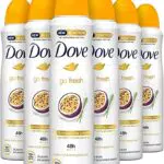 Dove, Go Fresh Deodorante Spray Passion Fruit, 6 pezzi