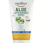 Equilibra Solari, Aloe Latte Doposole Bambini, a Base di Olio di Mandorle Dolci