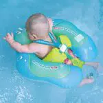 Free Swimming, salvagente gonfiabile per bambini, aiuta il bambino a imparare a calciare e nuotare con un salvagente gonfiabile per l'età di 3-36 mesi
