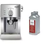 Gaggia RI8437/11 Viva Prestige Macchina da Caffè Espresso Manuale + Decalcificante RI9111/60, 2 pezzi