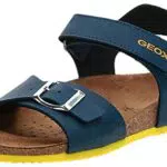 Geox Ghita, Sandali da bambini, Blu (Avio)