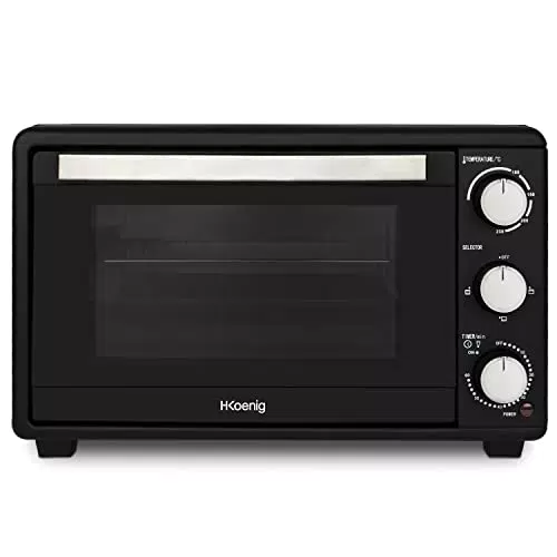 H.Koenig FO25 Fornetto elettrico, 25L, 4 livelli di cottura