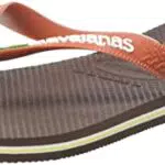 Havaianas Brasil Logo, Flipflop Unisex - Adulto, Marrone Dark Brown Ceramic
