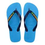 Havaianas Brasil Logo, Infradito Unisex-Adulto, Turquoise/Turquoise