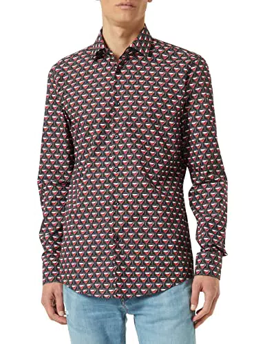 HUGO Kenno Maglietta, Nero1, 42 Uomo