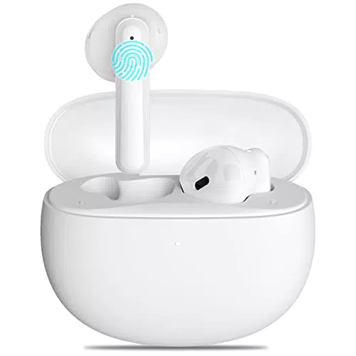 IKG Cuffie Bluetooth, Auricolari Bluetooth 5.3 con Bassi Immersivi