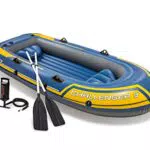 Intex 68370, Canotto Unisex Adulto, Giallo/Blu, 295 x 137 x 43 cm