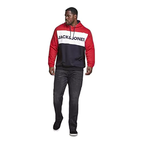 Jack & Jones JJELOGO Blocking Sweat Hood PS Pullover