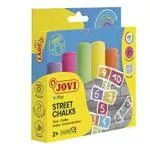 JOVI - Maxi CLASSCOLOR Gessetti stradali, Confezione da 6 Pezzi
