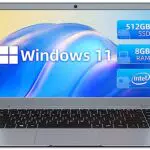 Jumper Notebook 8GB RAM 512GB SSD, Windows 11 Computer Portatile 13.3 Pollici