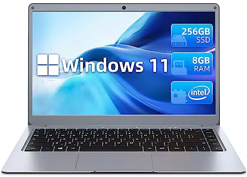 jumper PC Portatile, 8GB RAM 256GB SSD Windows 11 Notebook 13.3 Pollici