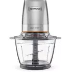 Kenwood EasyChop+ CHP62.400SI, Tritatutto con Sistema di Lame Quad Blade in Acciaio Inox