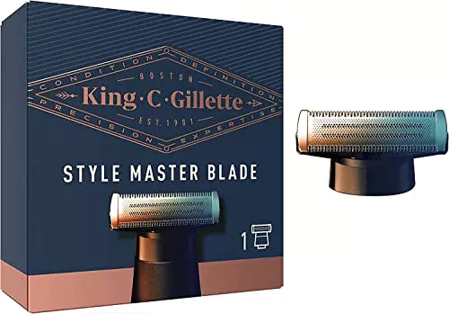 King C. Gillette Lama Barba di Ricambio per il Regolabarba Uomo Style Master