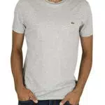 Lacoste Th6709, T-shirt Uomo, Argent Chine, 4XL