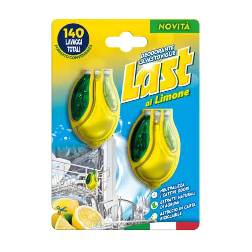 Last, Deodorante Lavastoviglie, con Formula 3 in 1, Elimina i Cattivi Odori