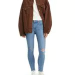 Levi's 711 Skinny, Jeans Donna, Blu