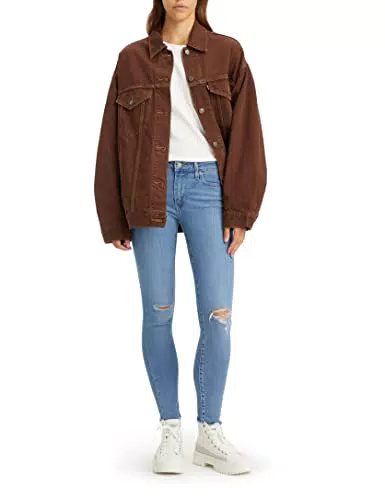 Levi's 711 Skinny, Jeans Donna, Blu