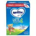 MELLIN 4 - Latte di Crescita in Polvere per Bambini - dal 2° anno compiuto al 3° anno - Confezione da 3600 grammi