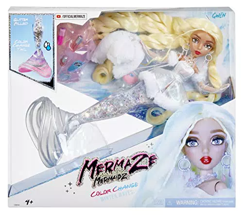 Mermaze Mermaidz Winter Waves - GWEN - Include bambola alla moda sirena