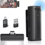 Microfono Wireless Lavalier per iPhone/iOS/Androide