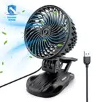 Mini USB Clip Ventilatore da Tavolo con Velocità Continua