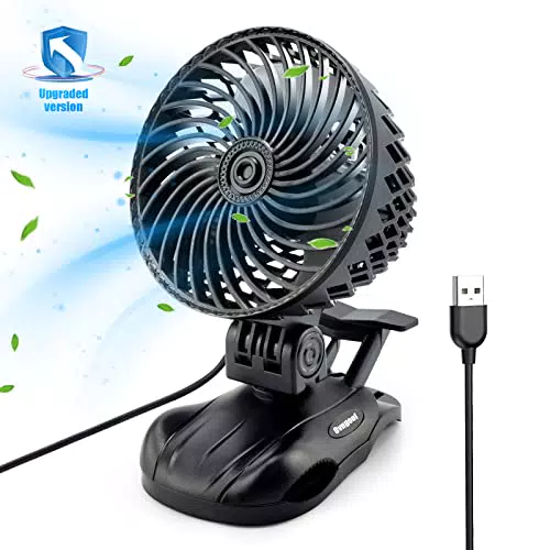 Mini USB Clip Ventilatore da Tavolo con Velocità Continua